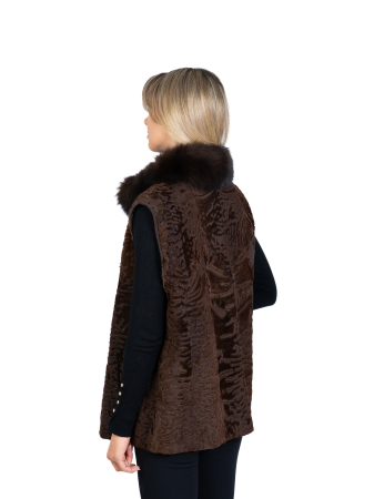 Vestă astrahan Brown [1]