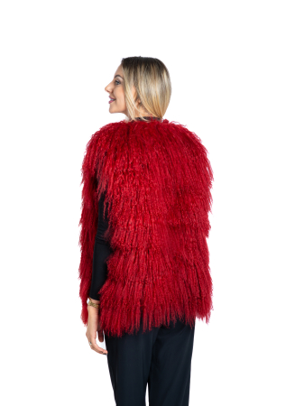 Vestă mongoleză Burgundy [2]