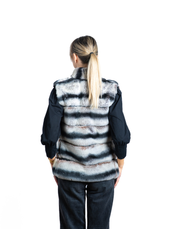 Vestă rex chinchilla Grey Black [1]