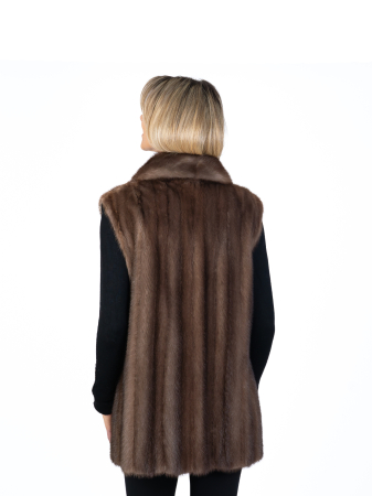 Vestă vizon Pastel Brown [1]