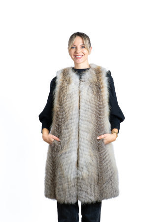 Veste - Vestă vulpe polară
