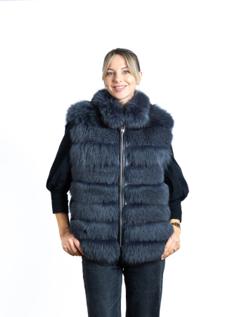 Veste - Vestă vulpe polară Dark Grey