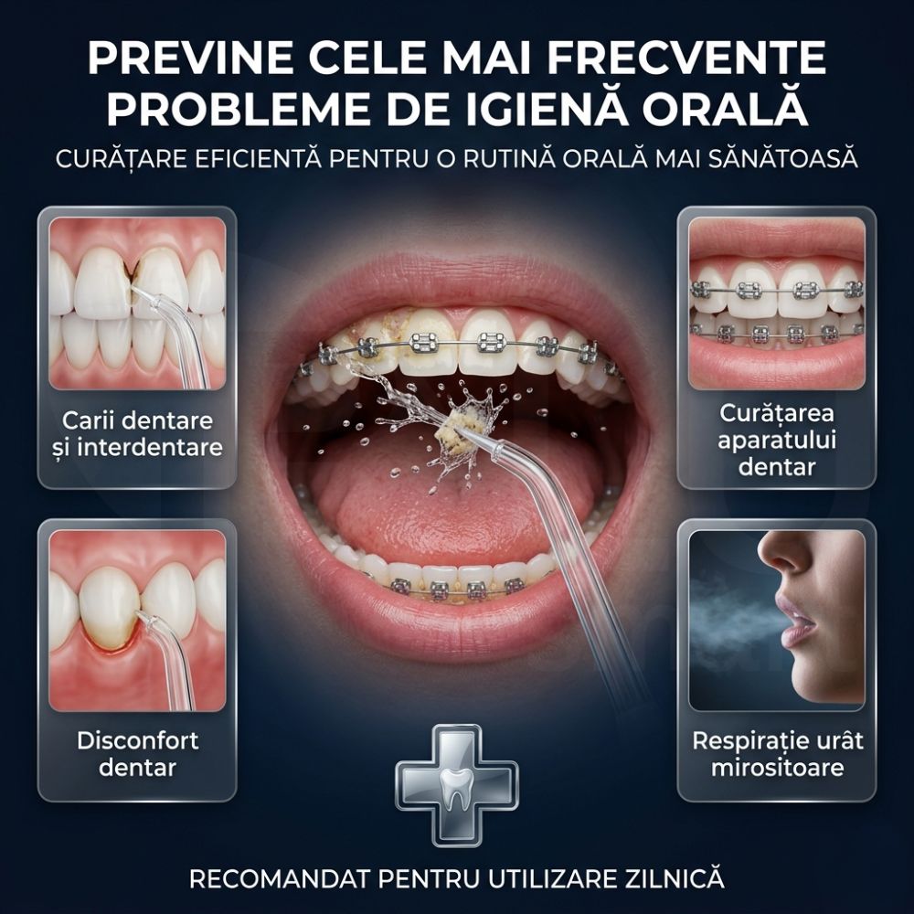 Beneficiile utilizării zilnice a irigatorului iBLU smart pentru o rutină orală sănătoasă și protejarea gingiilor