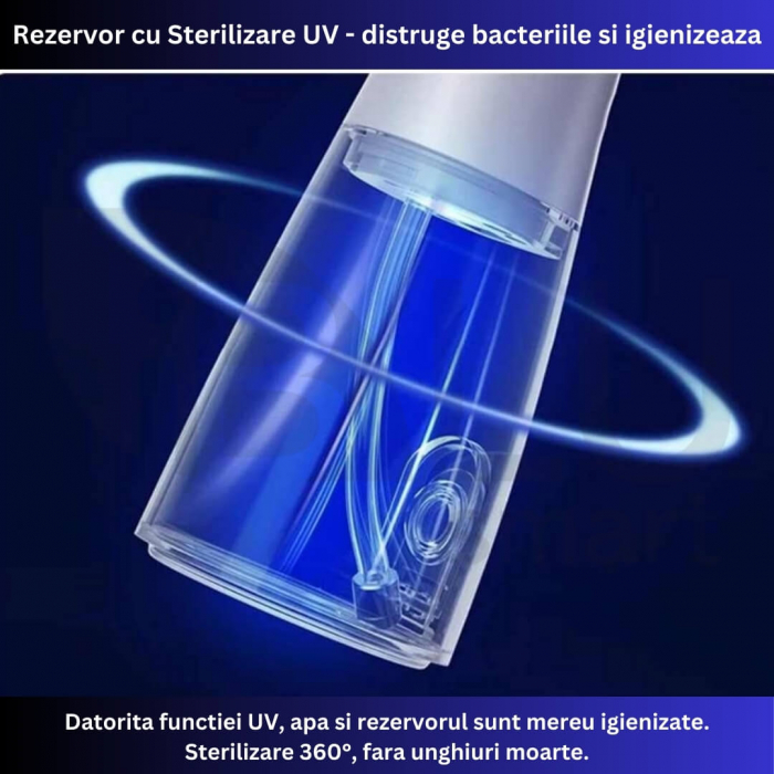 Irigator Oral Profesional cu Sterilizare UV pentru Duș bucal [3]