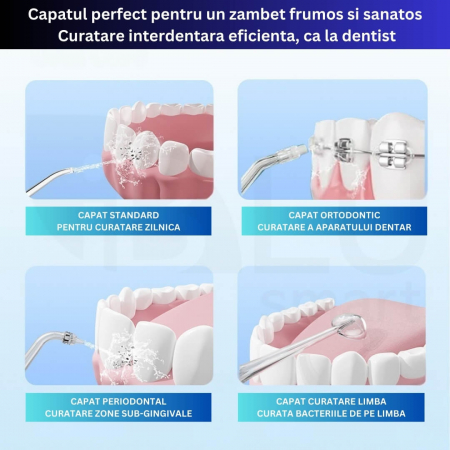 Irigator Oral Profesional cu Sterilizare UV pentru Duș bucal [6]