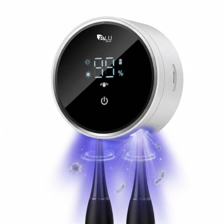 Toate Produsele - Sterilizator UV pentru o Periuță de Dinți, Senzor Deschidere-Închidere Automată, Alb