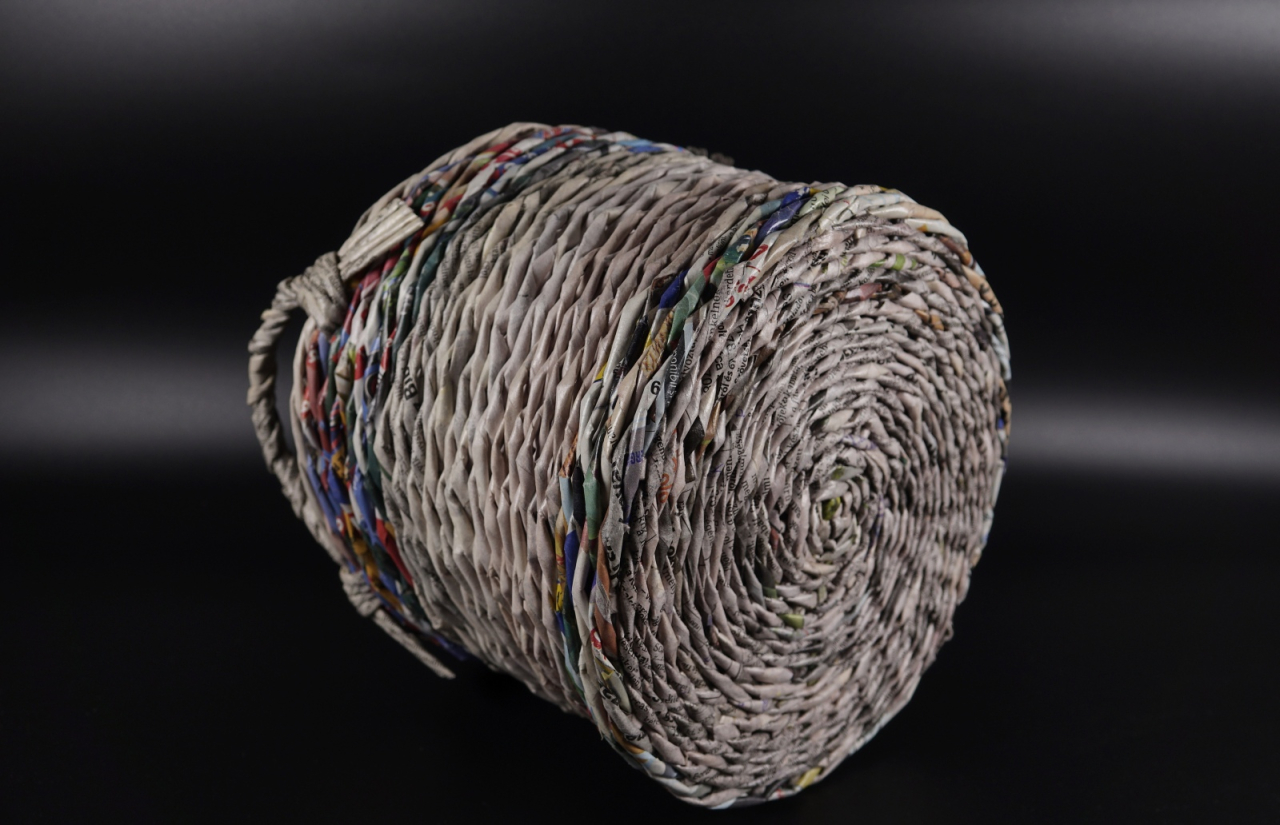 cos-handmade-hartie-reciclata-impletit [3]