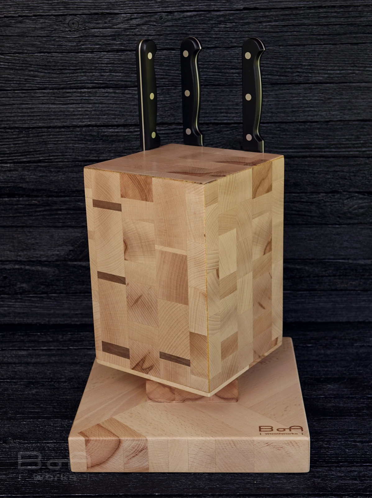 suport-cutite-magnetic-rotativ-fag-end-grain-beech-twister-handmade [4]