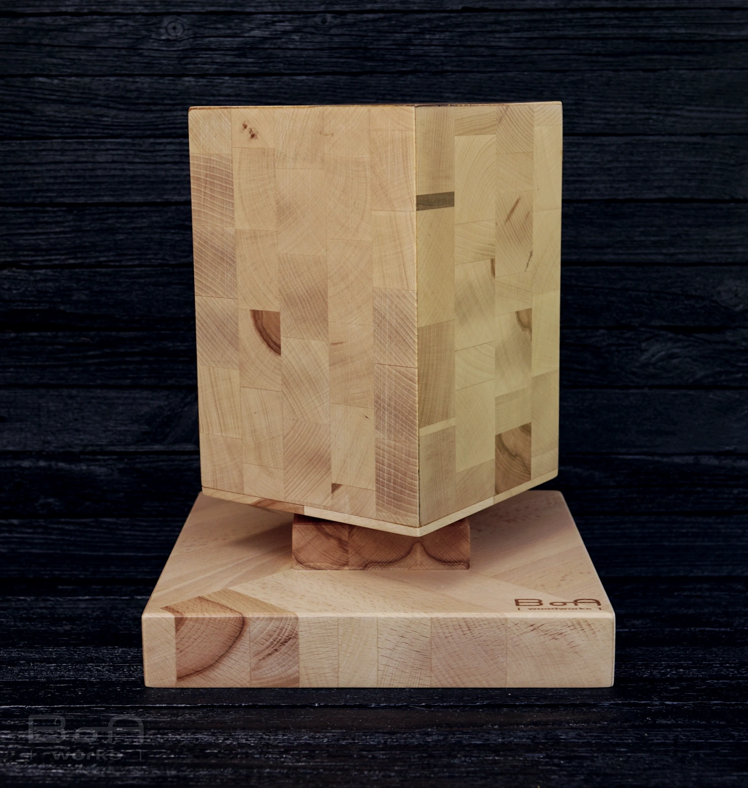 suport-cutite-magnetic-rotativ-fag-end-grain-beech-twister-handmade [5]