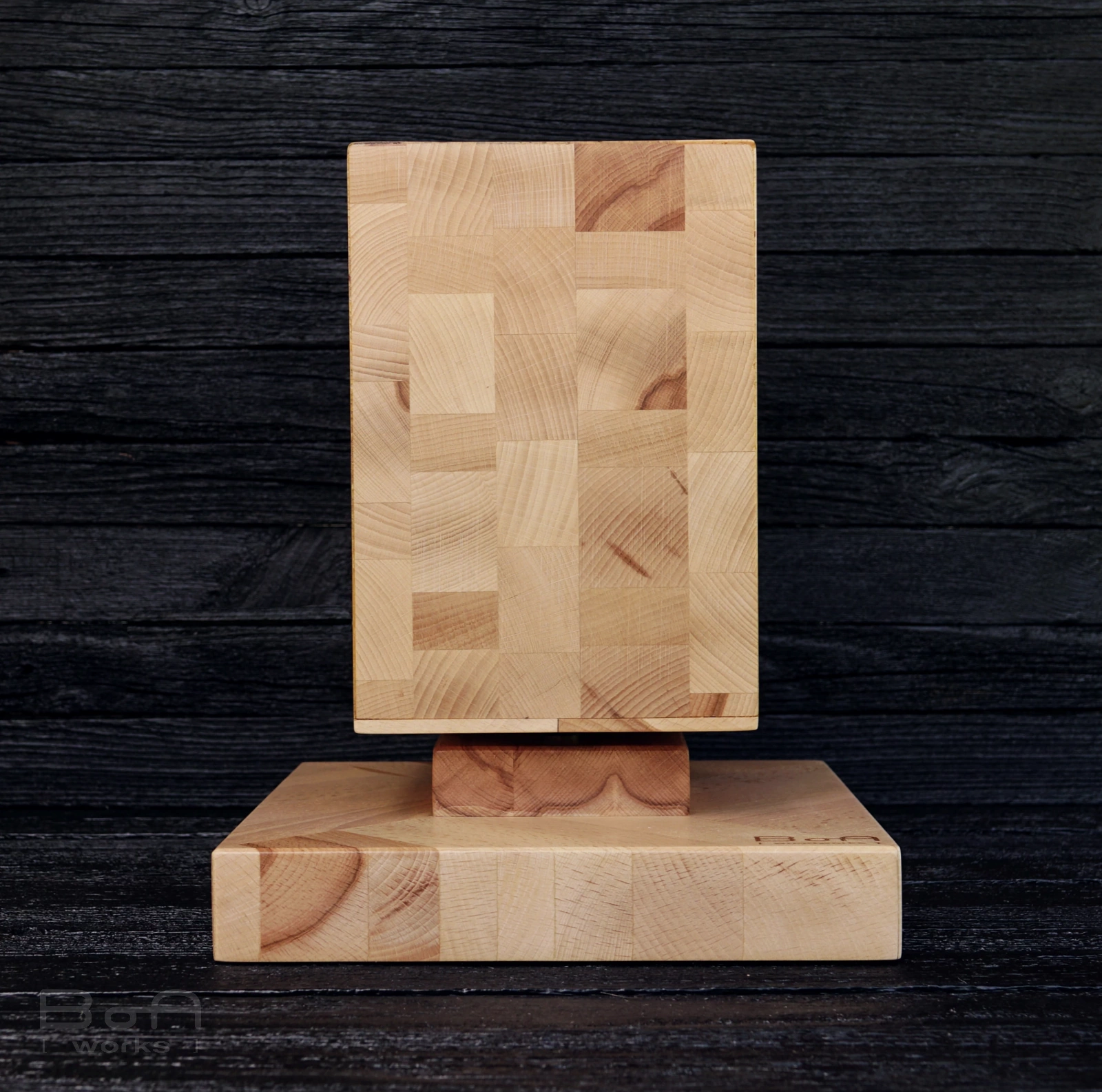 suport-cutite-magnetic-rotativ-fag-end-grain-beech-twister-handmade [2]