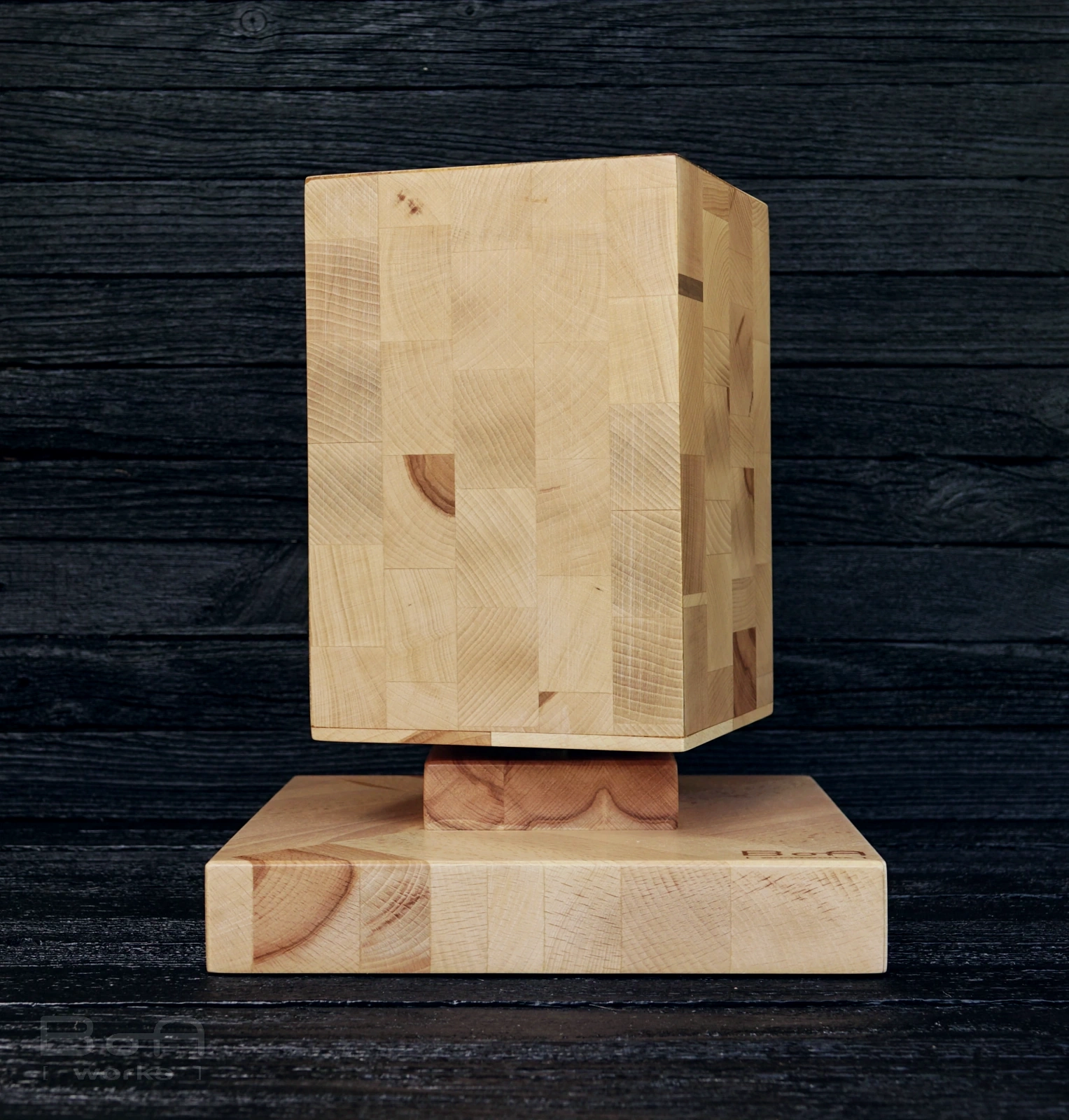 suport-cutite-magnetic-rotativ-fag-end-grain-beech-twister-handmade [3]