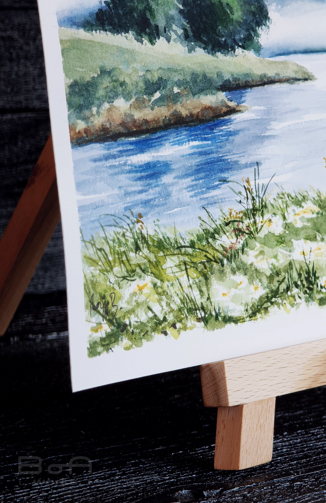 pictura-acuarela-originala-breath-of-summer-29x21 [2]
