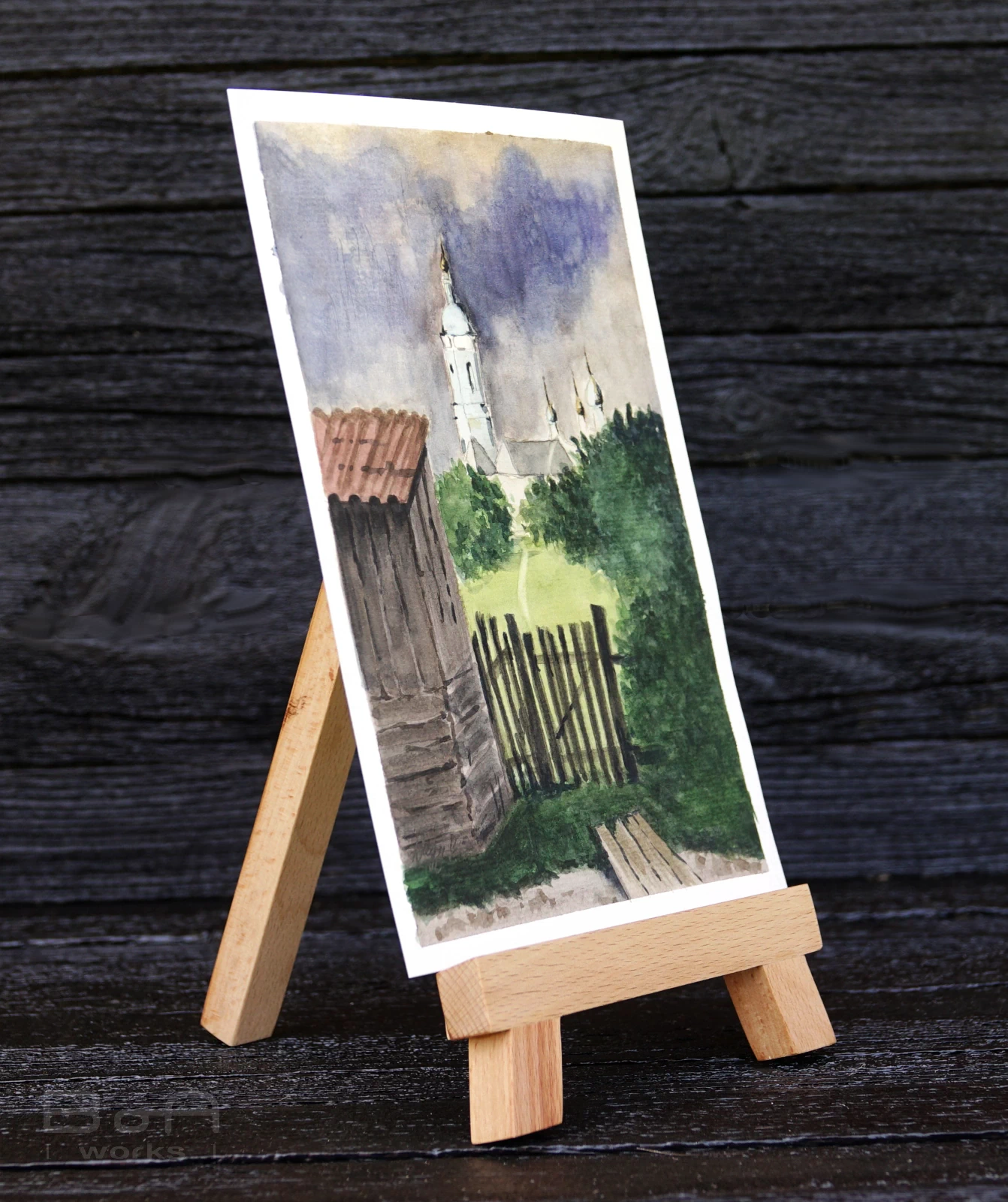 pictura-acuarela-originala-near-redemption-15x21 [2]