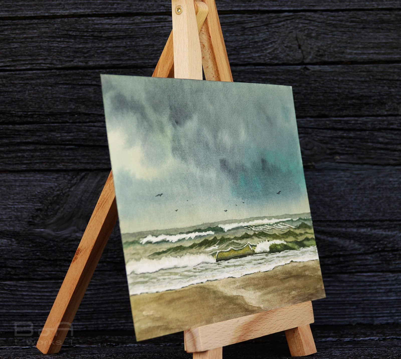 pictura-acuarela-originala-eternal-remembrance-26x18 [2]