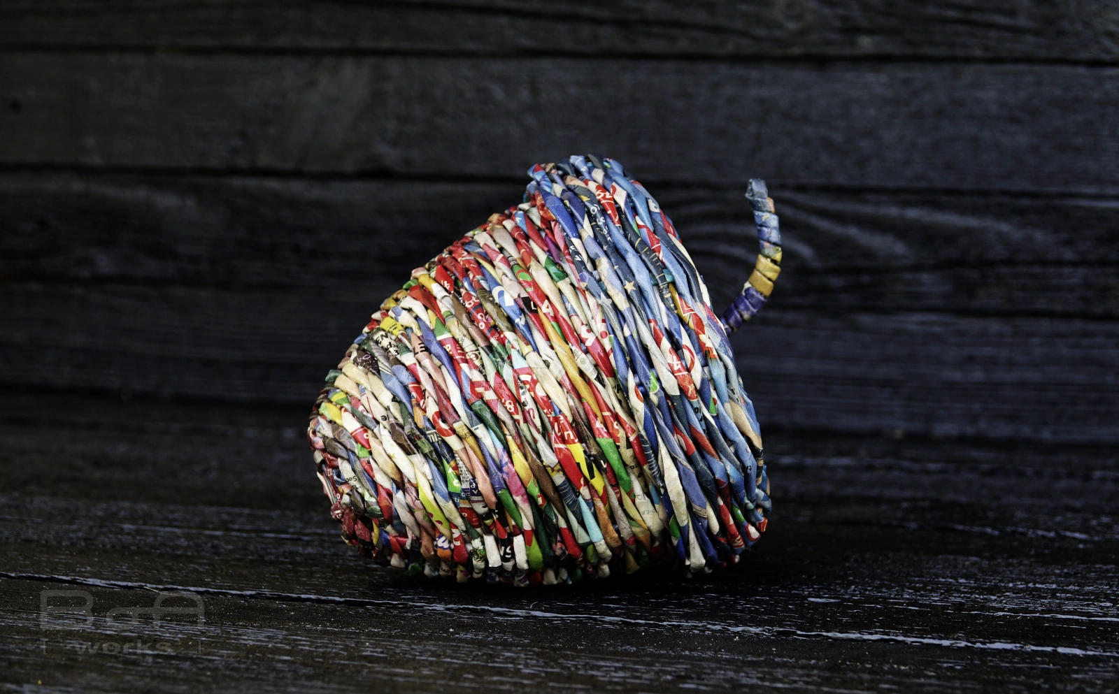 [paperworks] - cos-handmade-hartie-reciclata-impletit-acorn-115x160
