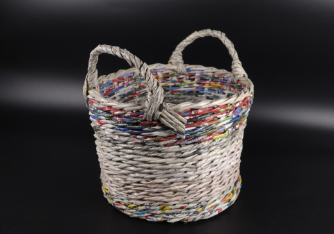 [paperworks] - cos-handmade-hartie-reciclata-impletit