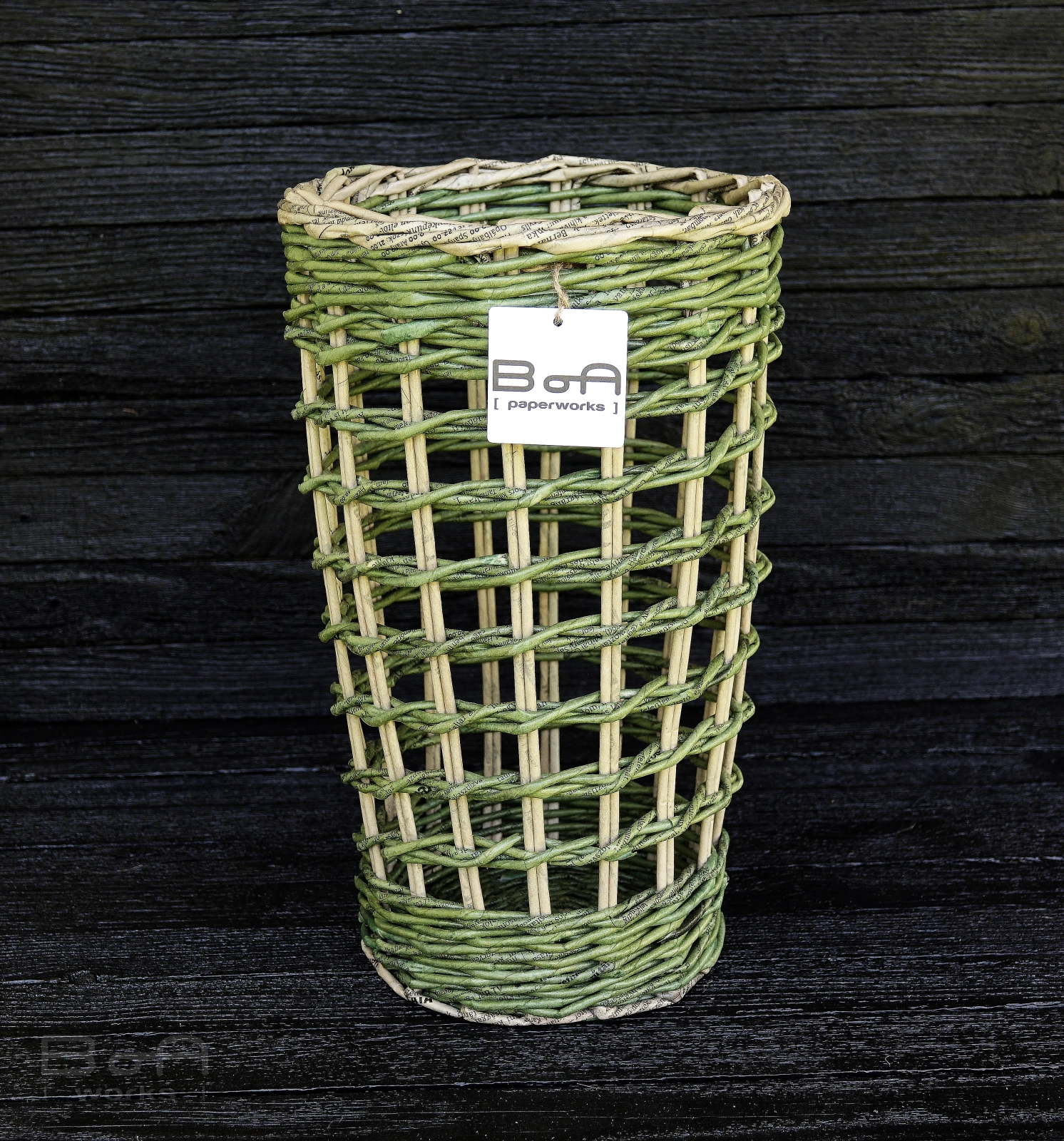 [paperworks] - cos-handmade-hartie-reciclata-impletit-golf-ball-200x150x335