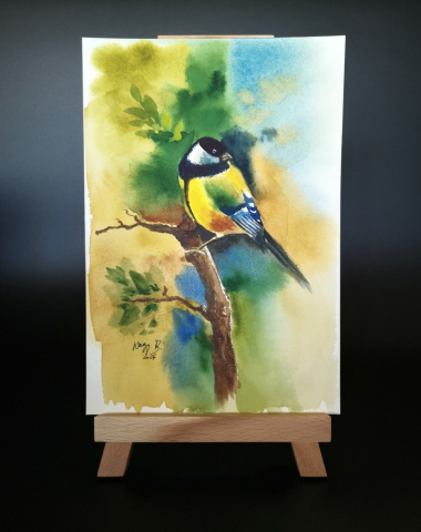 [waterworks] - pictura-acuarela-originala-pitigoi-18x26