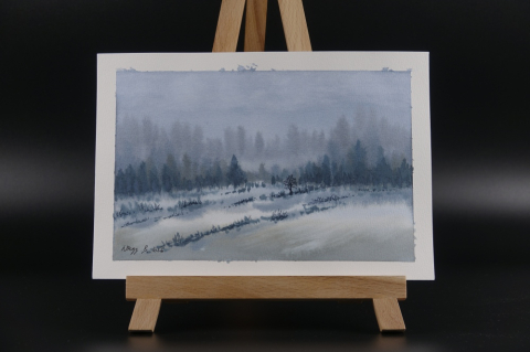 [waterworks] - pictura-acuarela-originala-cold-26x18