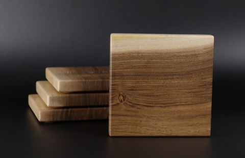 Suporturi pentru pahare - suport-pahare-nuc-mirage-lemn-masiv-handmade