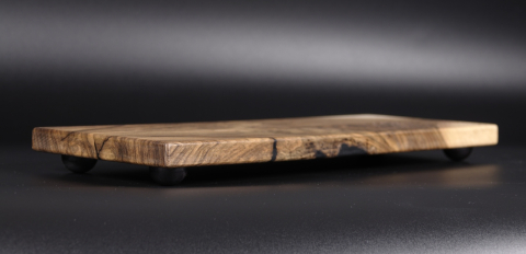 Tăvi decorative - tava-decorativa-nuc-epoxy-handmade