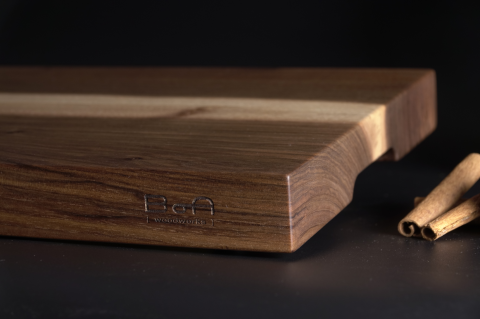 Tocătoare - tocator-handmade-din-nuc-bucatarie-walnut-river