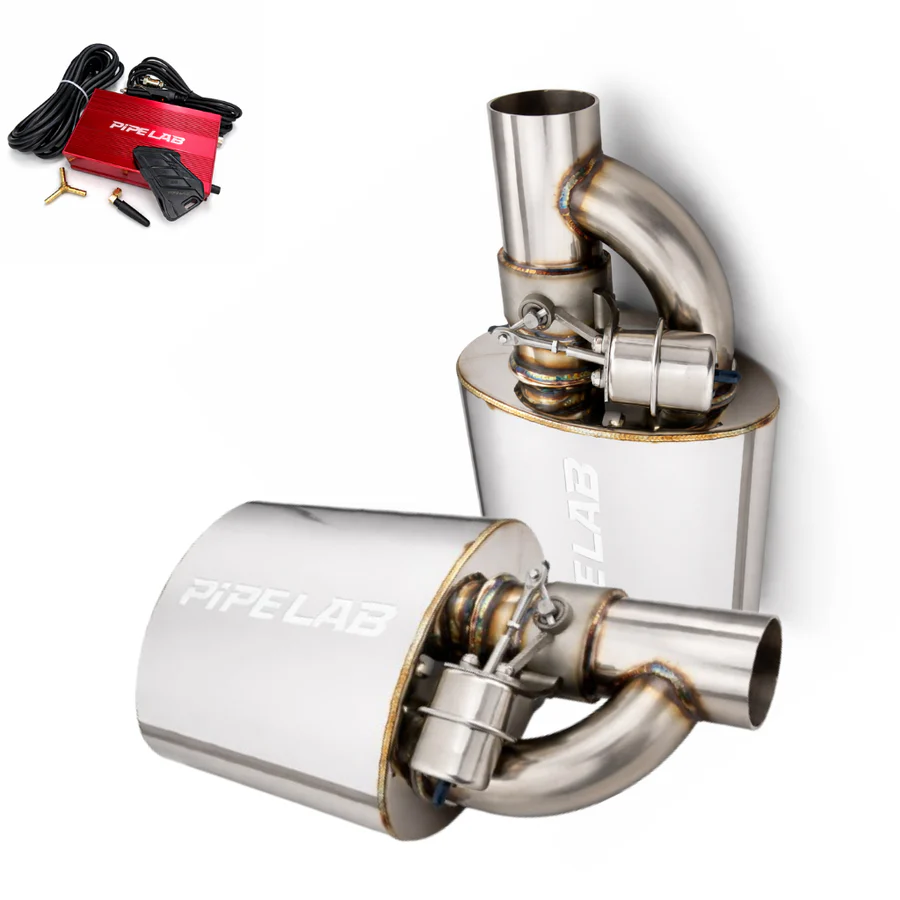 VEHEMENT - KIT TOBE PIPE LAB 63MM/76MM - Sistem de Evacuare cu Clapeta si Sistem de Vacuum | PIPE LAB