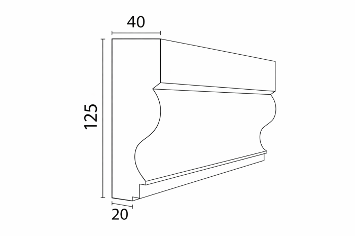 ancadrament lateral decorativ din polistiren bd-pd-21 [4]