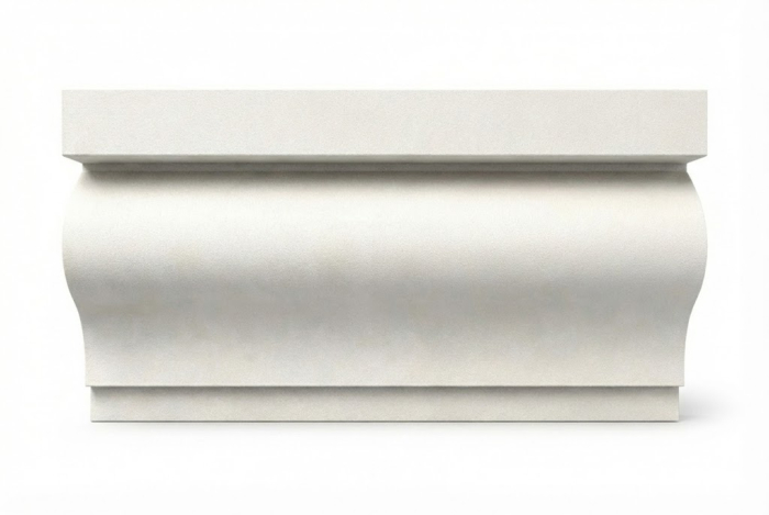 Profil decorativ exterior BD-PD-01 – ancadrament ferestre și brâu fațadă – 132 × 40 mm [2]