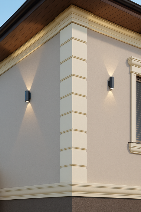 Colțar decorativ exterior din polistiren EPS BD-PD-117 – 105 cm [6]