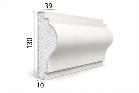 Ancadramente Ferestre - Ancadrament BD-PD-18 130x39x2000 mm profil decorativ exterior