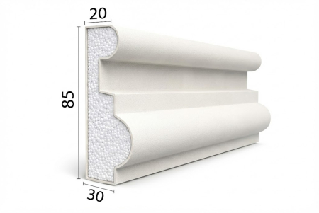 Brauri Decorative - Brâu soclu exterior BD-PD-06