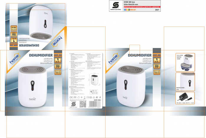 Dezumidificator Silentios , 300 ml/zi 27W  - DHM 300 [4]