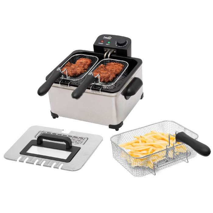 Friteuză electrică HGOLS5, 5 L, 2000 W, inox [3]