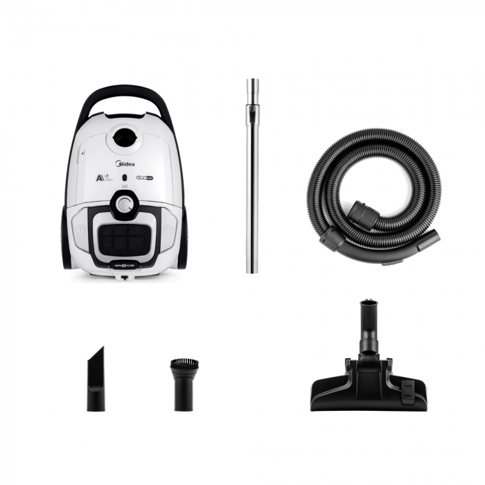 Aspirator MIDEA cu sac de praf, 3L - B7 MBC1780WB , Putere si Eficienta in Curatenie [4]