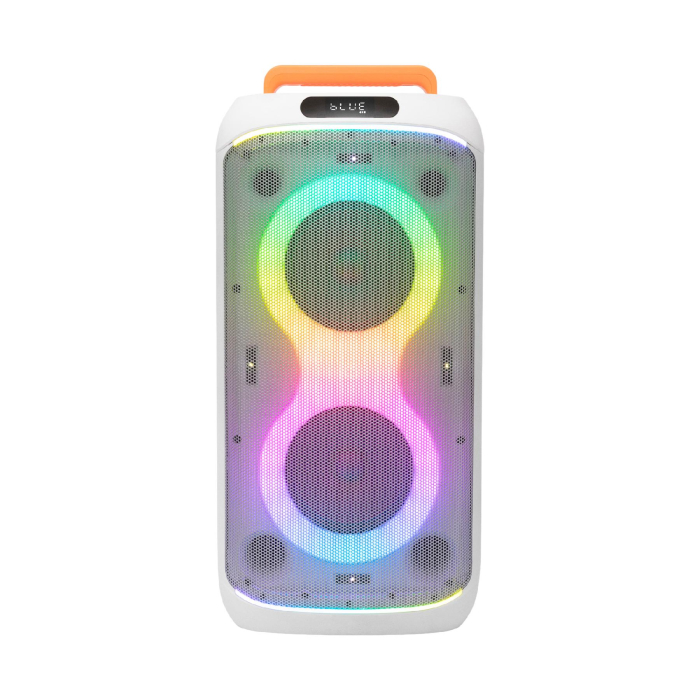 Boxă party PAR216WH Bluetooth 60W cu LED, karaoke, baterie, TWS, USB/micro [7]