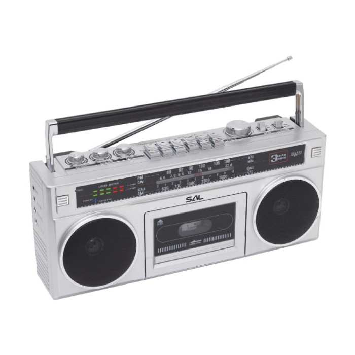 Casetofon retro stereo RRTBRONX cu Bluetooth și digitalizare MP3 [2]