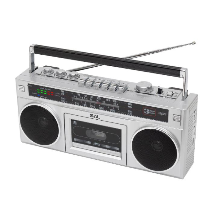 Casetofon retro stereo RRTBRONX cu Bluetooth și digitalizare MP3 [5]