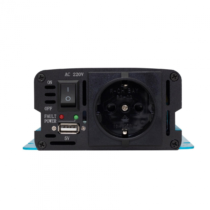 Convertor de Tensiune Auto cu Sinusoida Pură, Putere de 500W și Priză USB - SAI 500TS [2]