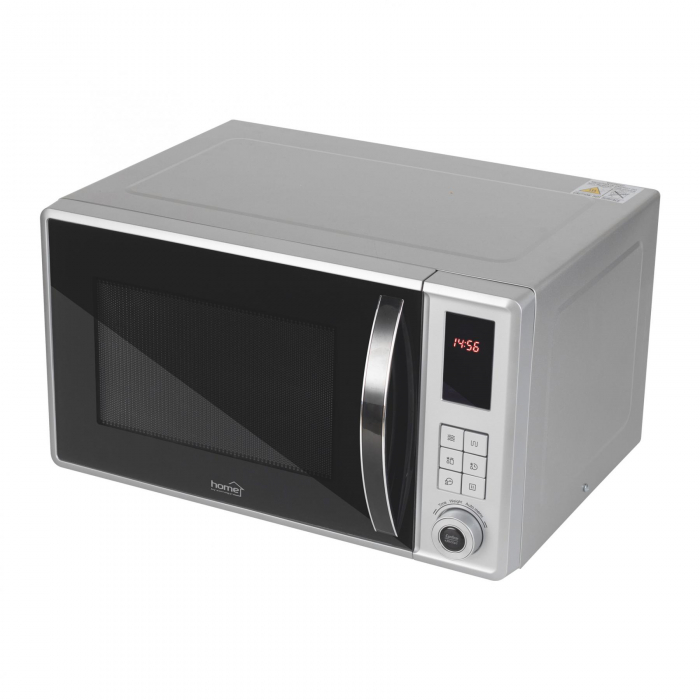 Cuptor cu Microunde Digital cu Funcție Grill, 23 Litri, Argintiu, 800 W / 1000 W - HG MH 23 GR [1]
