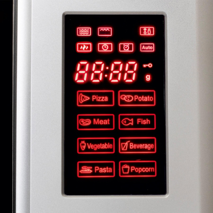 Cuptor cu Microunde Digital cu Funcție Grill, 23 Litri, Argintiu, 800 W / 1000 W - HG MH 23 GR [2]