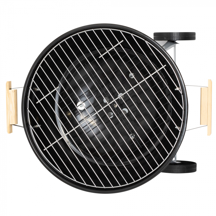 Grill Sferic cu Capac Emailat, Ideal pentru Camping și Picnic - GR02 [3]