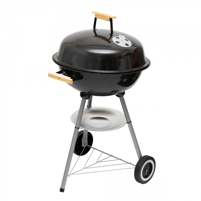 Grill Sferic cu Capac Emailat, Ideal pentru Camping și Picnic - GR02 [6]