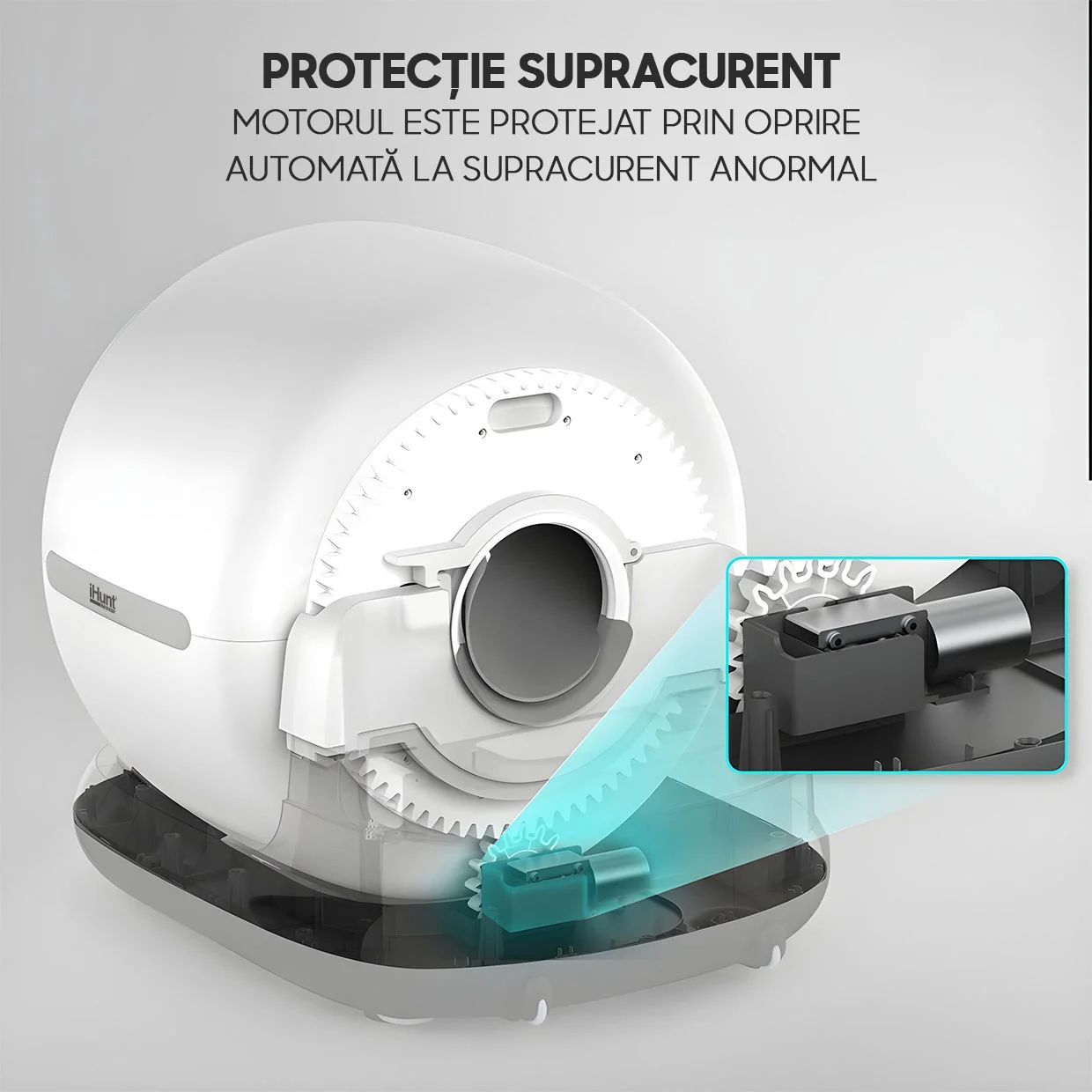 Litieră automată pentru pisici V7 Camera Wi-Fi cu cameră vide [10]