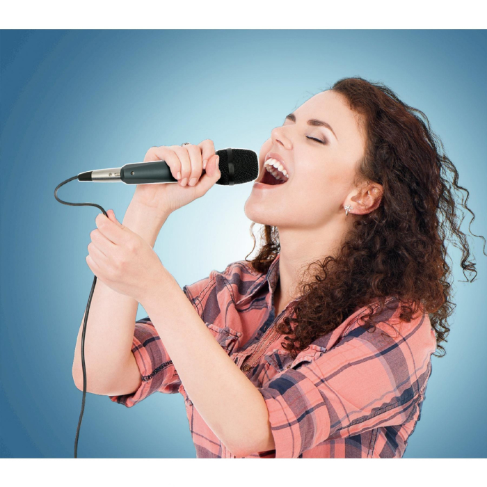 Microfon dinamic de mana M8 metalic XLR jack 6.3 mm [4]