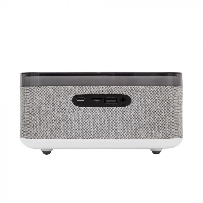 Player Multimedia LTCR06 – Ceas cu Alarmă, Încărcare Wireless Qi, BT, FM, USB, Lumini RGB [2]