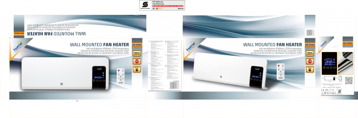 Aeroterma de Perete cu Ventilator, cu Program STOP, 2000W - FKF 59201 [4]
