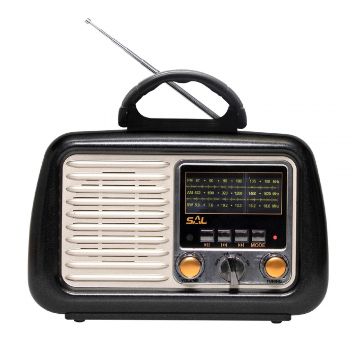 Radio Retro cu MP3, BT și 3 Benzi - RRT 2B [2]