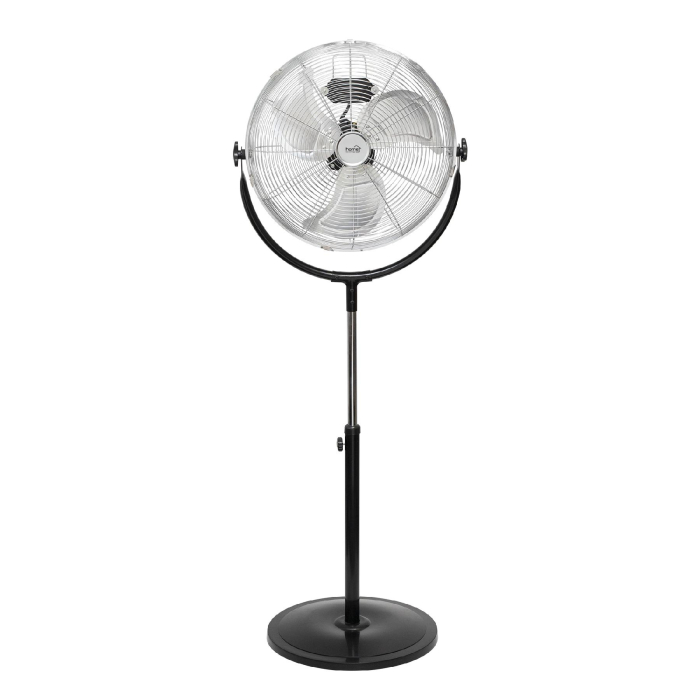 Ventilator cu stativ metalic 45 cm 110 W cu 3 viteze și înălțime reglabilă [2]