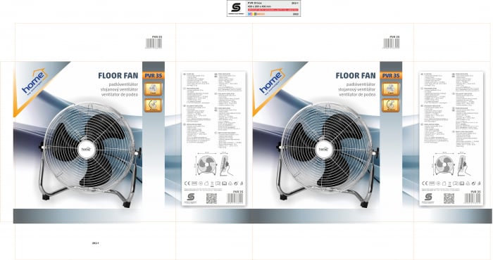 Ventilator de Podea cu Diametru de 35 cm - PVR 35 [2]
